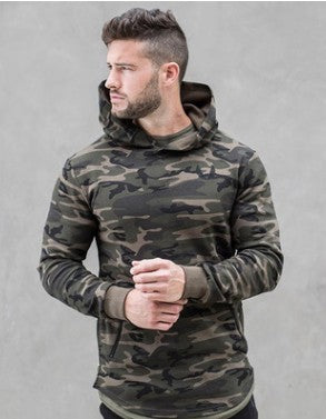 New Men’s Camouflage Hoodie - Stylish and Comfortable Hooded Sweatshirt for Casual Wear