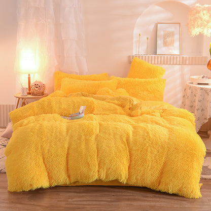 Premium Luxury Fleece Duvet Cover Set - Ultra-Plush Winter Bedding Collection for Ultimate Comfort