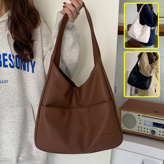 Fashion Tote Bag - Large Capacity Casual Shoulder Bag for Commuting & College