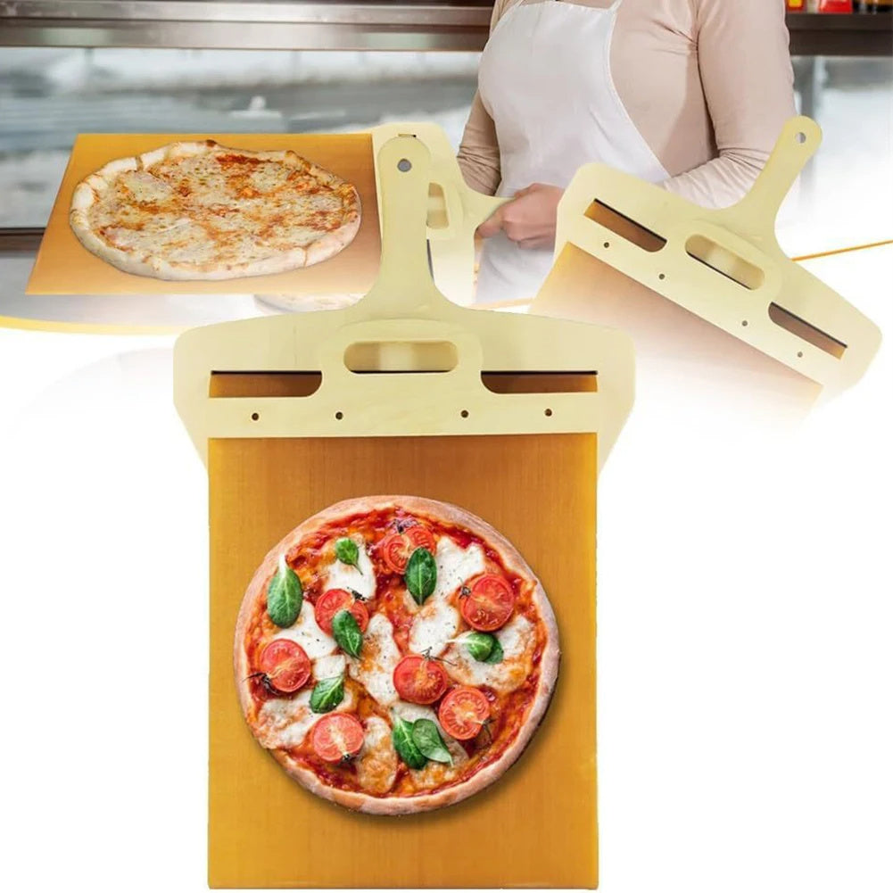 Premium Non-Stick Pizza Peel - Professional Sliding Transfer Board for Perfect Pizza Making & Baking