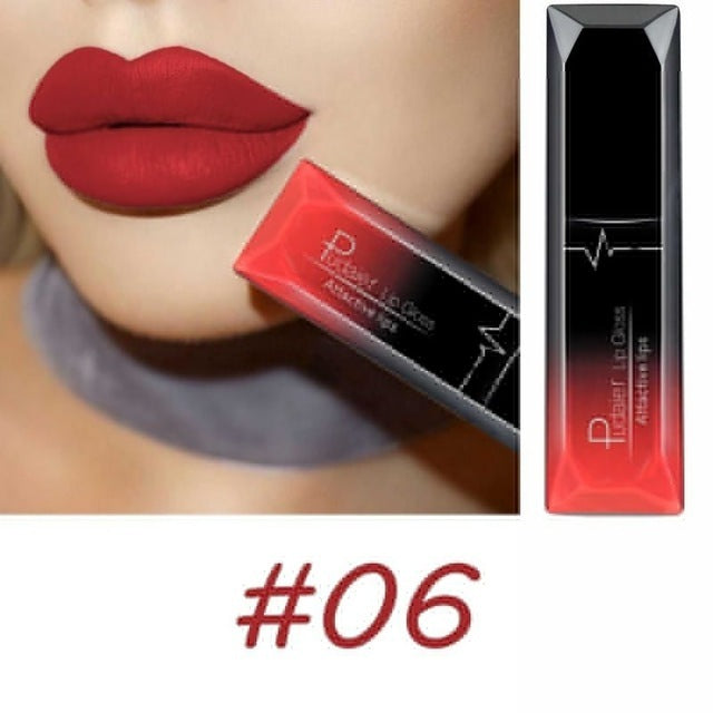 Professional Matte Lip Gloss Collection – 21 Bold Colors, Long-Lasting Waterproof Formula for Perfect Lips