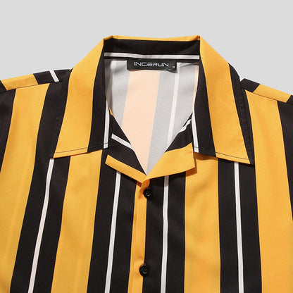 Soft Casual Shirt for Men – Summer Streetwear Short Sleeve Top