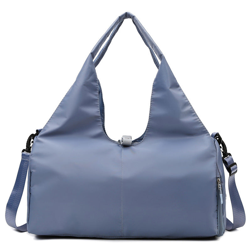 Women's Large Capacity Yoga Bag – Sports Fitness Travel Bag with Dry & Wet Separation, Fits Yoga Mats