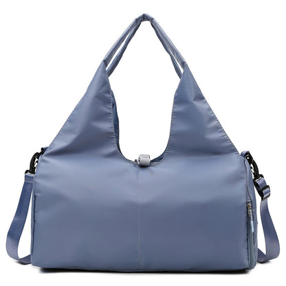 Women's Large Capacity Yoga Bag – Sports Fitness Travel Bag with Dry & Wet Separation, Fits Yoga Mats