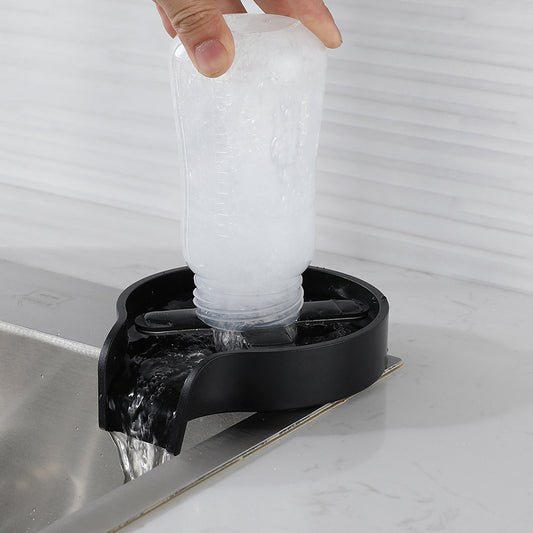 Professional Cup Washer Station - Built-in Sink Bar Counter Cleaning Tool | Create Your Perfect Home Bar