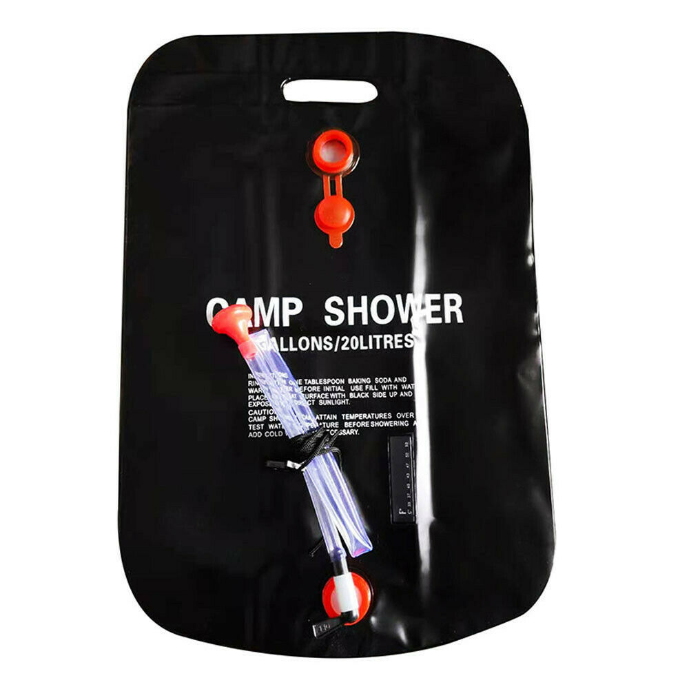 20L Portable Camping Shower – Solar Heating Bath Bag for Outdoor Travel, Hiking & Camping