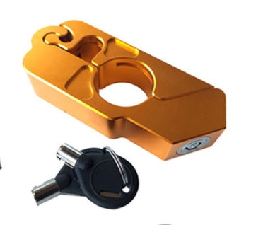Premium Motorcycle Handlebar Lock - Heavy-Duty Anti-Theft Grip Security System for Ultimate Protection