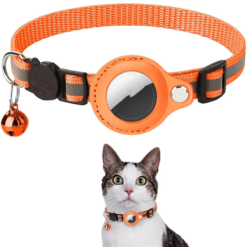 Premium AirTag Pet Collar - Waterproof Reflective Safety Collar with Secure Tracking Case