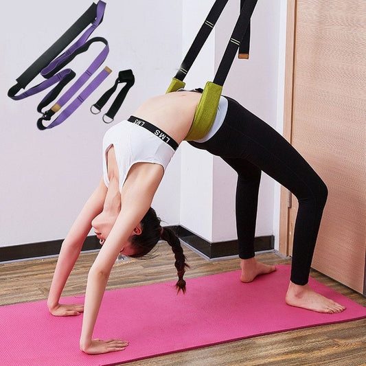 Yoga Strap Gym Belt – Adjustable Stretching Strap for Flexibility, Yoga, Pilates & Home Workouts