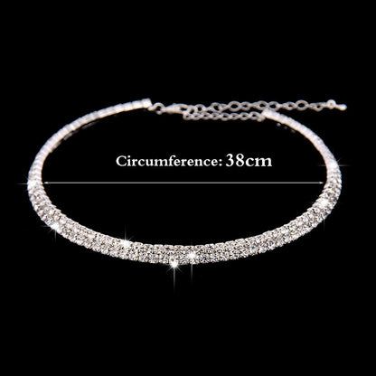 Bridal Jewelry Set – Three-Piece Wedding Set, Popular European and American Wedding Accessories