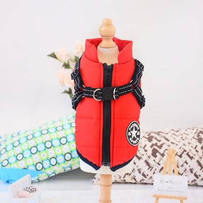 Premium Waterproof Winter Dog Coat with Built-In Harness - All-Weather Protection for All Breeds