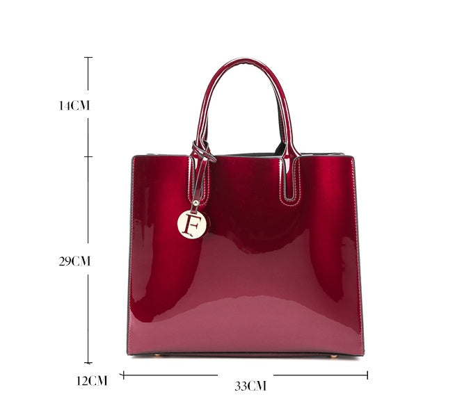 3-Piece Leather Handbag Set – Stylish and Versatile Women's Bags