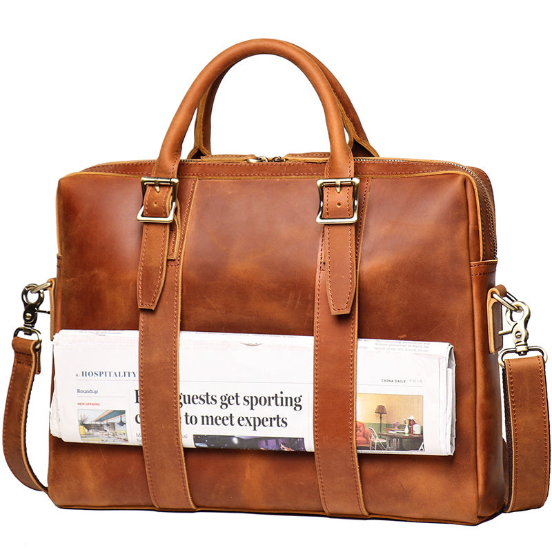 Stylish Men's Handbags, Fashionable Leather Shoulder Bags, Casual Messenger Bags for Men