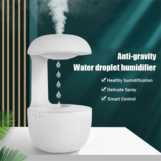 Revolutionary Anti-Gravity Humidifier – Levitating Water Drop Technology for Ultimate Relaxation & Wellness