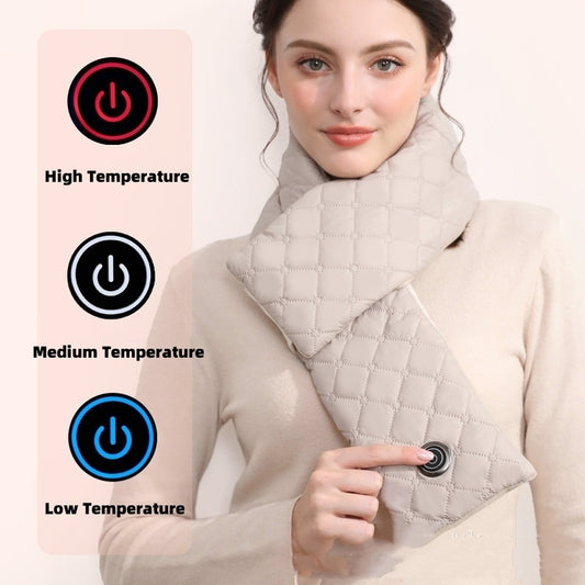 Electric Heated Scarf – 3 Gear USB Heater Thermal Shawl for Outdoor Warmth & Comfort for Men and Women