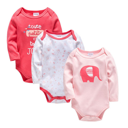 Long Sleeve Baby Clothes – Cartoon Newborn Clothes, Soft Cotton Baby Onesie, Baby Apparel for Boys and Girls