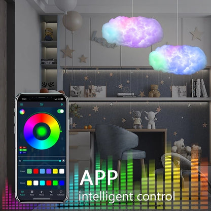 Premium Smart Cloud Light - 3D RGBIC Music Sync with App Control | Transform Any Room Into a Sky