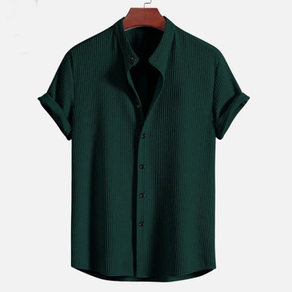 Short Sleeve Loose Shirt Top for Men, Summer Casual Clothing