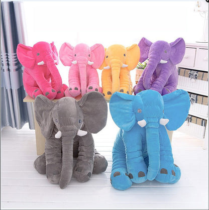 Premium Elephant Sleep Companion - Ultra-Soft Plush Baby Pillow for Peaceful Bedtime & Comfort
