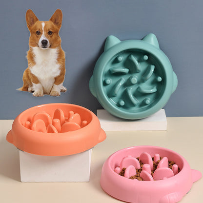 Premium Slow Feeder Bowl - Anti-Choking Pet Feeding Solution for Healthier Eating Habits