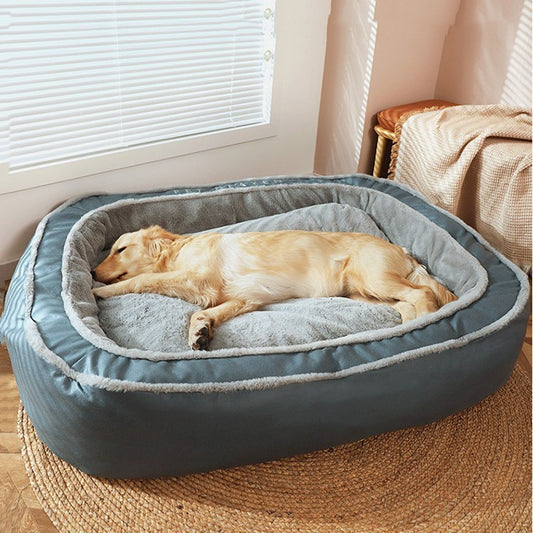 Premium Winter Dog Bed - Ultra-Cozy Heated Pet Bed for Cold Weather Comfort
