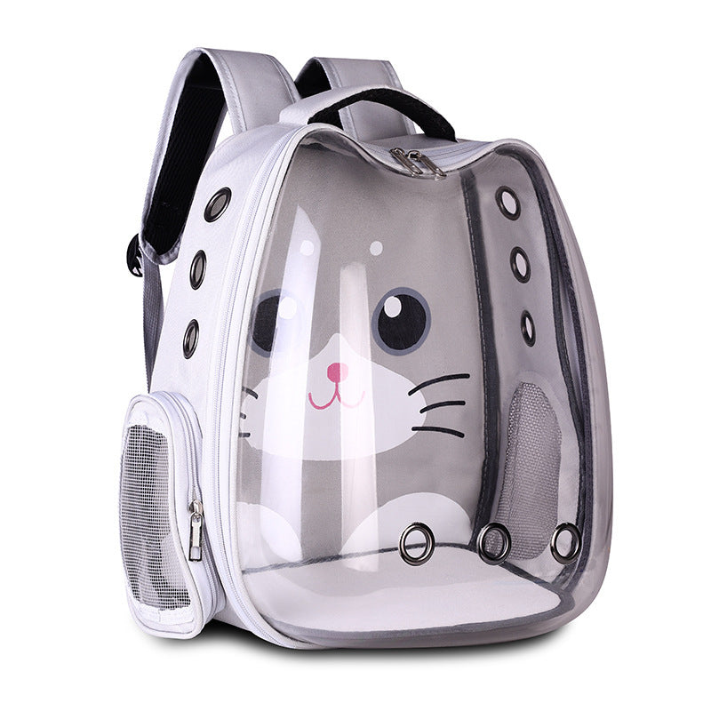 Premium Breathable Pet Carrier Backpack - Comfortable Travel Bag for Cats & Small Dogs
