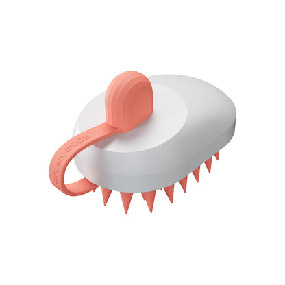 Premium Silicone Pet Grooming Brush - 2-in-1 Hair Remover & Massage Tool for Dogs & Cats