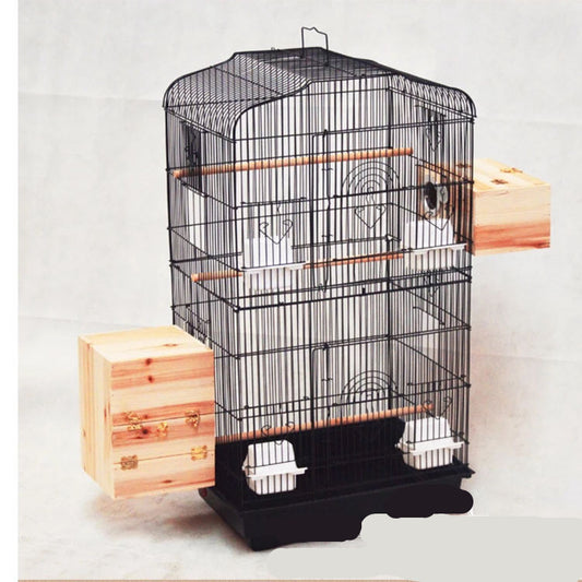 Premium Portable Bird Cage - Professional Display & Travel Cage for Parrots & Small Birds