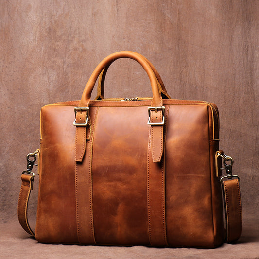 Stylish Men's Handbags, Fashionable Leather Shoulder Bags, Casual Messenger Bags for Men