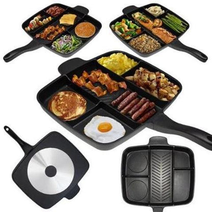 Professional Master Pan 5-in-1 - Revolutionary Multi-Cooking System for Culinary Excellence