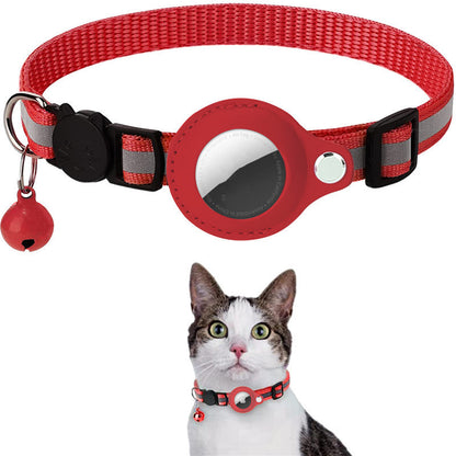 Premium AirTag Pet Collar - Waterproof Reflective Safety Collar with Secure Tracking Case