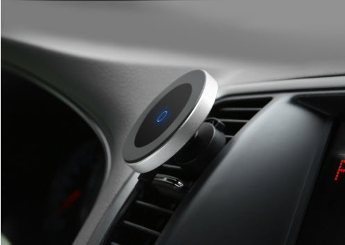 Premium Magnetic Wireless Car Charger - 15W Fast Charging Mount with Secure Hold for iPhone & Android