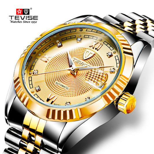 The Explosion of Men's Waterproof Fashion Watch - Automatic Mechanical Wristwatch for Stylish Men