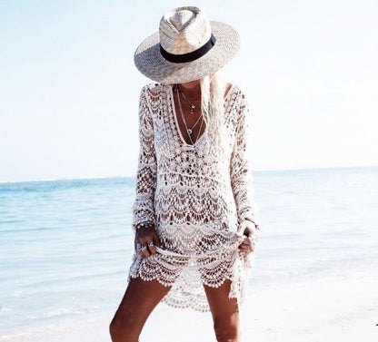 Women’s Sexy Mesh Bikini Beach Cover-Up Shirt – Summer Swimwear Top for Pool, Beach, or Vacation Wear