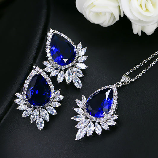 AAA Jewelry Chain Bridal Set - Elegant Banquet and Dinner Jewelry for Weddings and Special Occasions