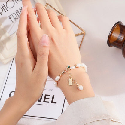 Natural Pearl Bracelet - Ins Fashion Luxury Jewelry for Elegant Style