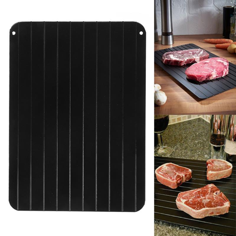 Premium Aluminum Defrosting Tray - Professional Rapid Thawing System for Safe, Fast Food Preparation