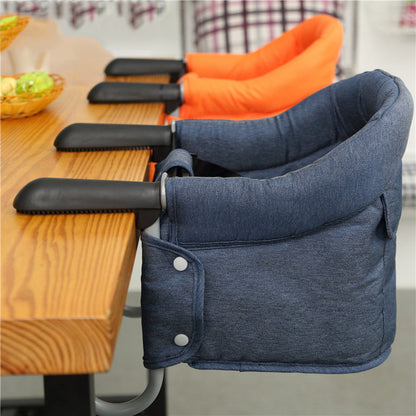 Portable Kids Baby High Chair – Adjustable Dining Seat with Safety Belt for Feeding and Baby Care