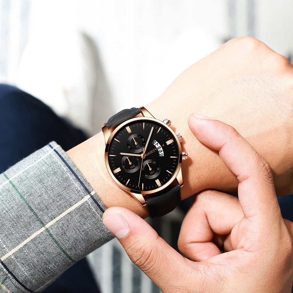 Cross-Border Hot-Selling Men's Classic Business Quartz Watch – Elegant and Stylish Timepiece for Professionals