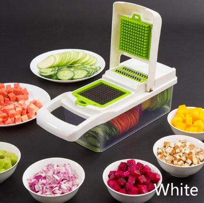 Professional 12-in-1 Vegetable Cutter & Mandoline Slicer | Restaurant-Quality Kitchen Tool