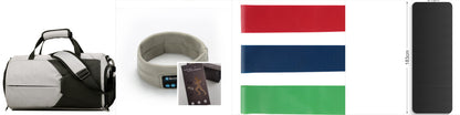 Wireless Bluetooth Headband – Outdoor Fitness & Yoga Headband with Hands-Free Audio for Exercise & Sports
