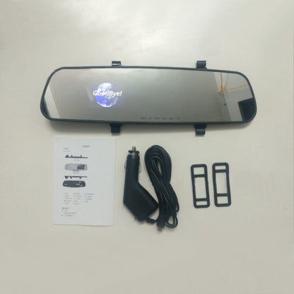 1080P HD Rearview Mirror Dash Cam – Wide-Angle Driving Recorder with Loop Recording & Night Vision