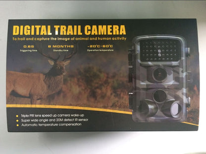Wild Hunting Camera – Motion-Activated Trail Camera with HD Night Vision for Wildlife Monitoring