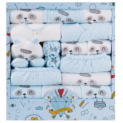 Baby Clothes Cotton Newborn Gift Box Set – Soft Cotton Baby Outfit Set, Perfect Newborn Gift, Baby Essentials Clothing Set for Newborn Boys & Girls
