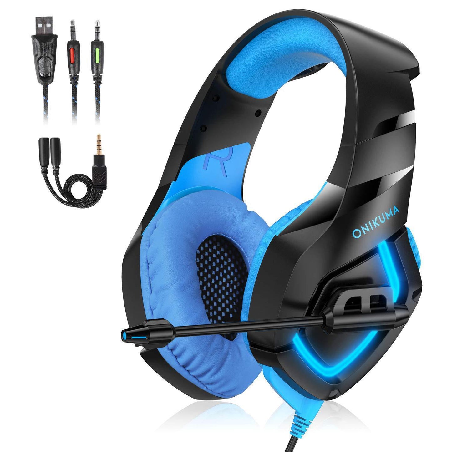 High-Performance Gaming Headset – Wired/Wireless, Noise-Canceling, Comfortable Design for PC, Xbox, and PlayStation