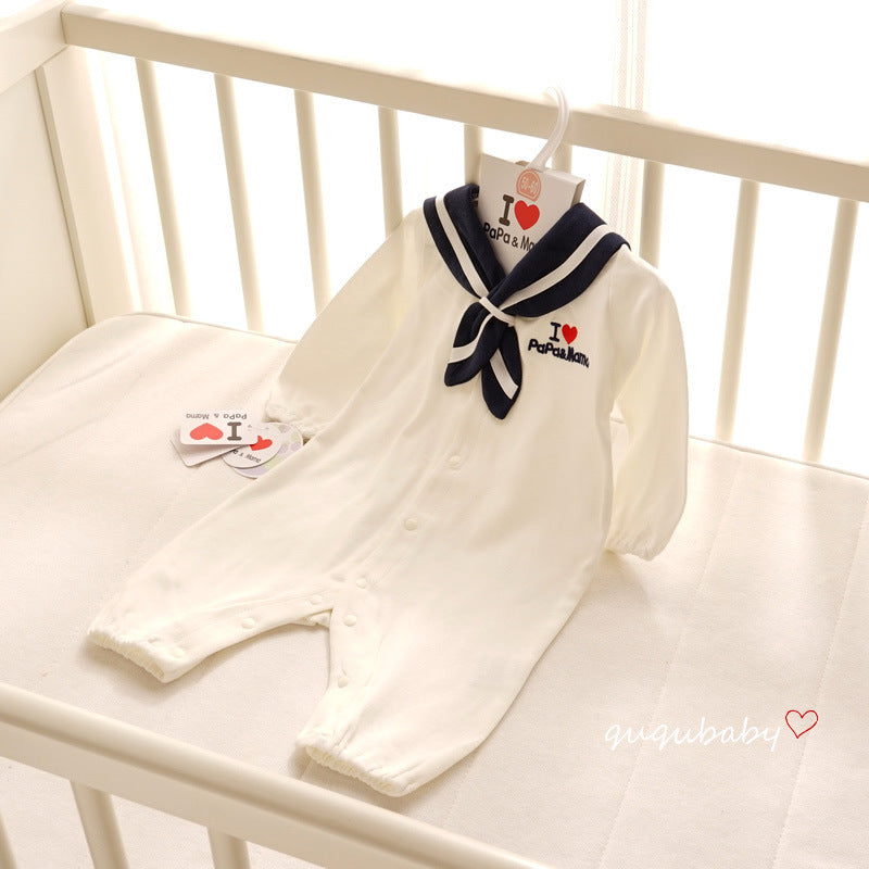 Navy Style Baby Onesies – Stylish Newborn Clothes for Boys & Girls, Soft Cotton Infant Bodysuit