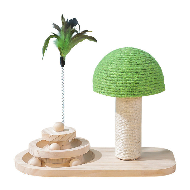 Premium Cat Activity Tree - Multi-Level Scratching Post with Interactive Sisal Ball Toys