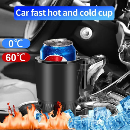 Premium 2-in-1 Car Cup Holder - Smart Temperature Control System with Digital Display for Ultimate Driving Comfort