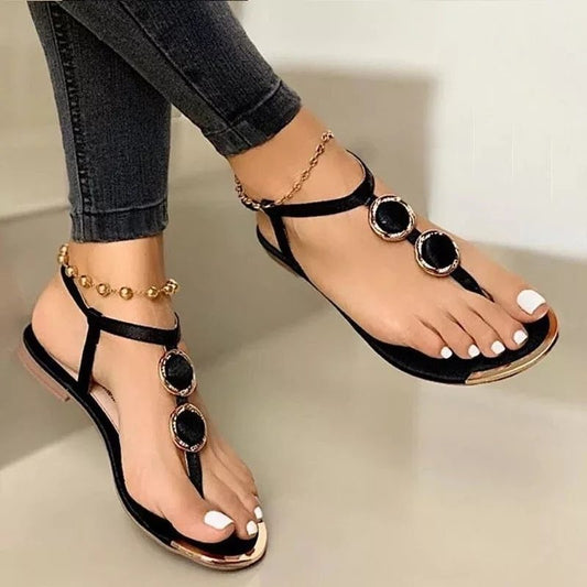 Women's Flat Sandals – Comfortable Summer Beach Shoes for Casual and Outdoor Wear