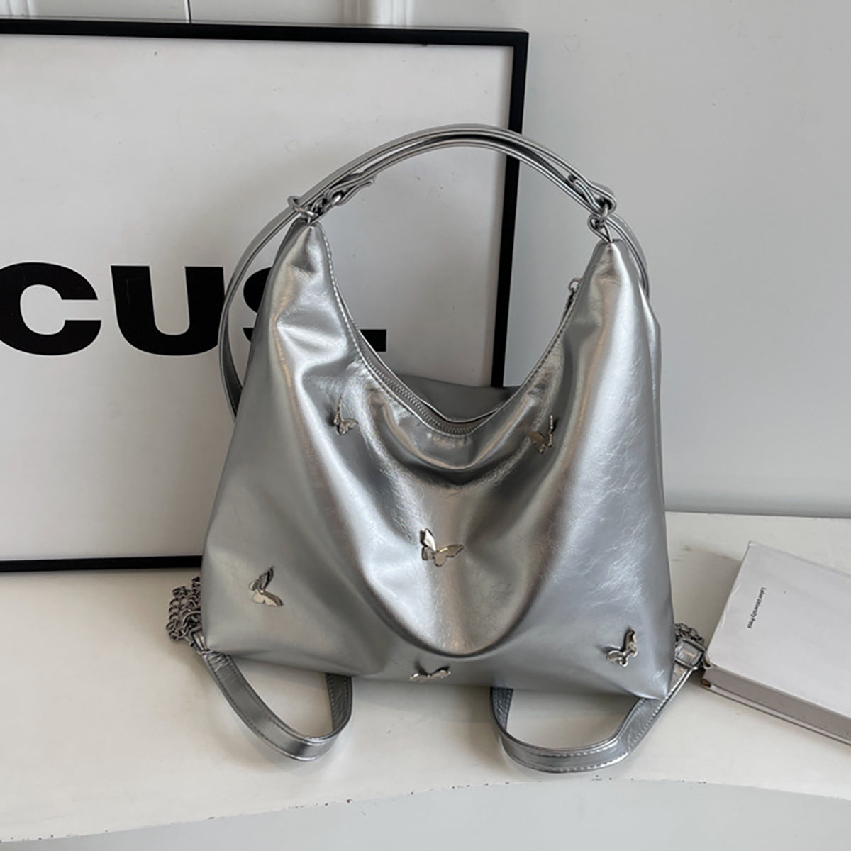 Large Designer Handbags for Women, Adjustable Strap Leather Crossbody Shoulder Bags, Purses for Ladies